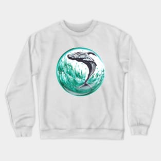 Whale bubble Crewneck Sweatshirt